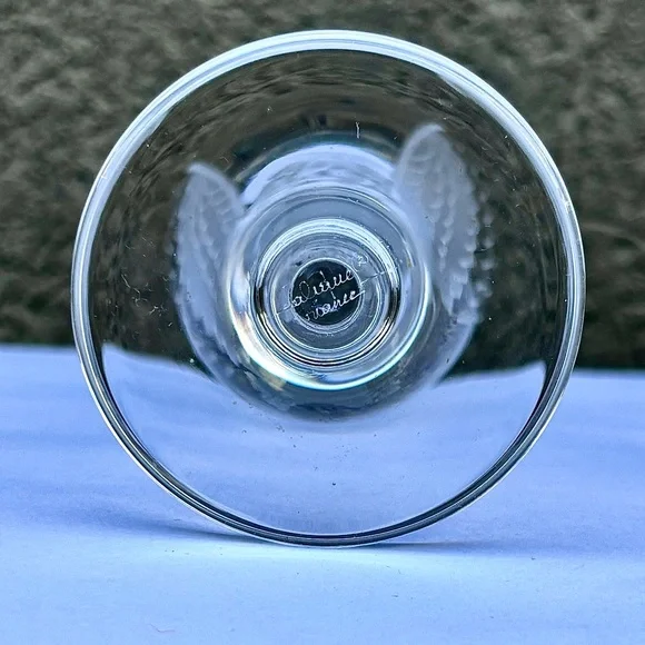 LALIQUE - Crystal ANGEL Champagne Flute